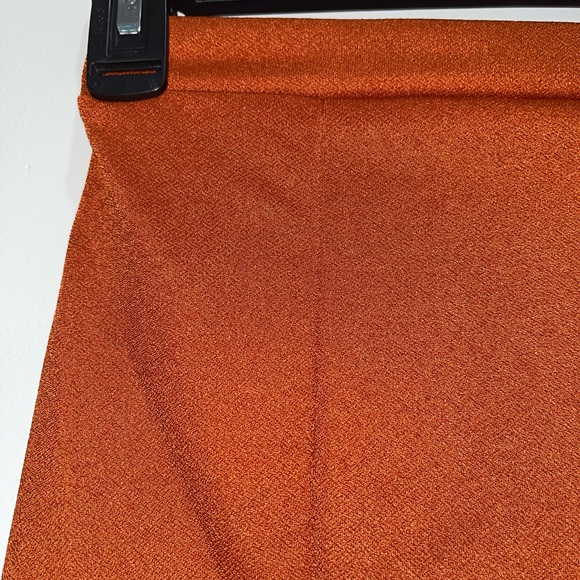 brown/orange bodycon skirt. Misguided size US4 - Picture 3 of 5